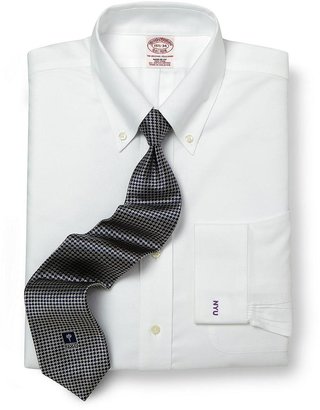 Brooks Brothers New York University All-Cotton Non-Iron BrooksCool® Regular Fit Dress Shirt