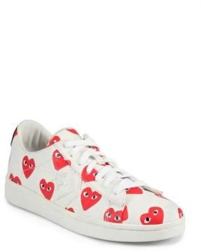 Comme Des Garcons Play 31436 Comme des Garcons Play Canvas Lace-Up Sneakers