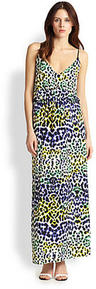 Milly Cheetah-Print Maxi Dress