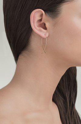 Lana Upside Down Small Hoop Earrings