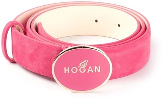 Hogan logo buckle belt