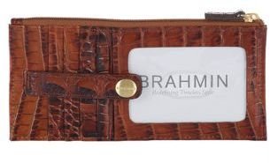 Brahmin Melbourne Leather Credit Card Wallet