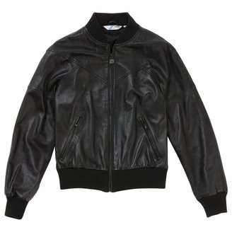 adidas Black Leather Jacket