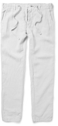 Hartford Troy Regular-Fit Linen Trousers