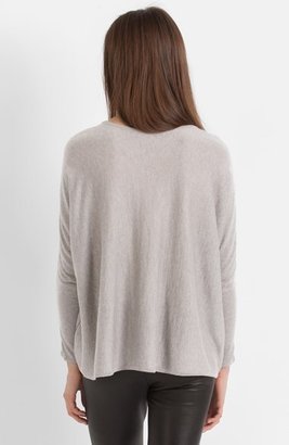 Maje Piped Silk & Cashmere Sweater