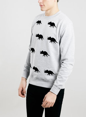 Topman Art Disco Grey Sweatshirt*
