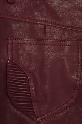 Balmain Pierre Leather skinny pants
