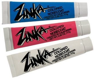 Zinka Colored Sunblock Zinc Waterproof Nosecoat 3 Pack Bundle - Blue Pink White