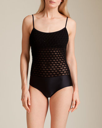 Jean Paul Gaultier Solid Lycra Swimsuit