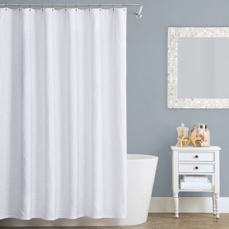 Lamont Home Seaspray Matelasse 72" X 72" Shower Curtain White