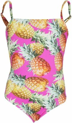 Submarine Pineapple Printed Swimsuit
