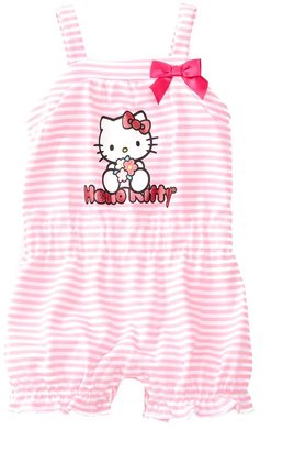 Hello Kitty Striped Romper (Baby Girls)