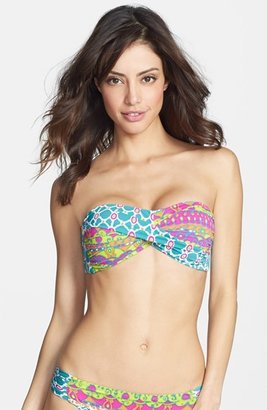 Trina Turk 'Venice Beach' Twist Bandeau Bikini Top (Nordstrom Exclusive)