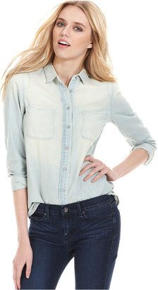 Calvin Klein Jeans Long-Sleeve Button-Down Denim Shirt