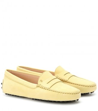 Tod's Gommini brushed-suede loafers