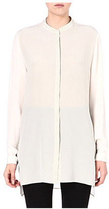 Etro Mandarin-collar silk shirt
