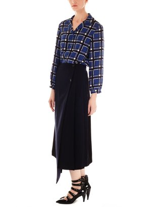 Marc by Marc Jacobs Plaid Boxy Blouse