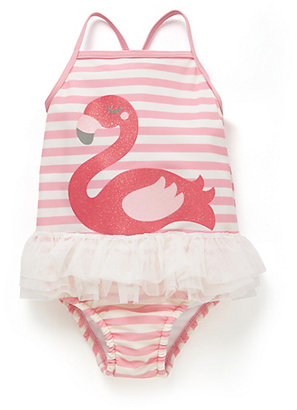 Marks and Spencer Lycra® Xtra Life™ Flamingo Sparkle Tutu Swimsuit