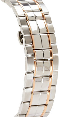 Bulova ACCUTRON 65C110X Silver-Tone & Rose Gold-Tone Watch
