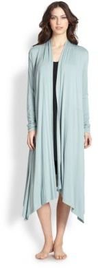 Donna Karan Knit Drape Robe
