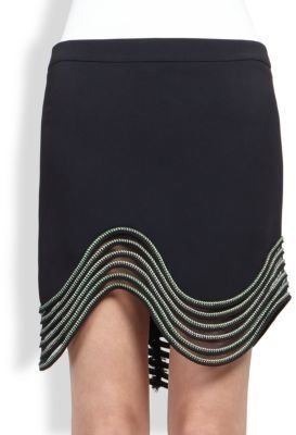 Stella McCartney Cord-Detail Mini Skirt