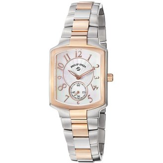 Philip Stein Teslar Women's 21TRG-FW-SSTRG Classic Two-Tone Rose Gold Plated Two-Tone Rose Gold Bracelet Watch