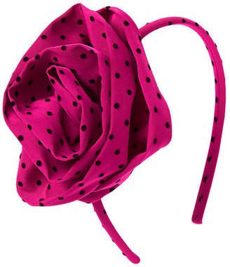 Gymboree Polka Dot Rosette Headband