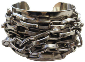 Paige Novick Knotted Chain Bracelet In Rhodium