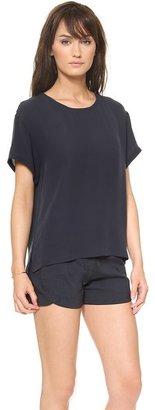 Theory Double Georgette Light NY W Top