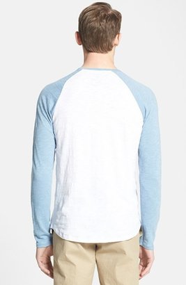 Vince Slubbed Long Sleeve Cotton T-Shirt