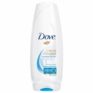 Dove Creme Mousse Body Wash, Gentle Exfoliating