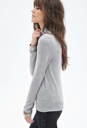 Forever 21 Classic Turtleneck Top