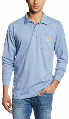 Carhartt Men's Big & Tall Flame Resistant Force Cotton Long Sleeve Polo
