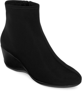 JCPenney St. John's Bay St. Johns Bay Ellie Wedge Womens Booties