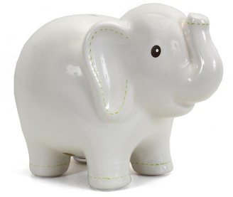 Piggy Bank Elephant- White