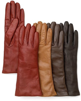 Bloomingdale's Cashmere Lined Leather Gloves