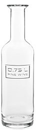 Luigi Bormioli Optima Fine Wine Bottle Decanter, .75 Liters