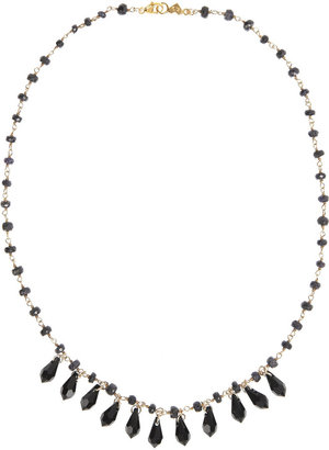 Chan Luu Gold-tone crystal and bead necklace