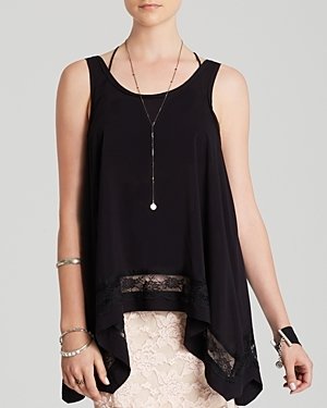 Free People Cami - Outlined High Low