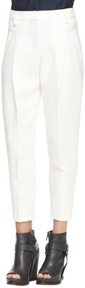 Brunello Cucinelli Full Pleated Ankle Trousers