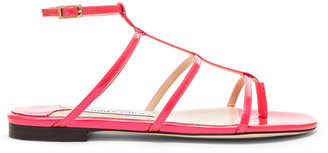 Jimmy Choo Doodle Patent Leather Thong Sandals