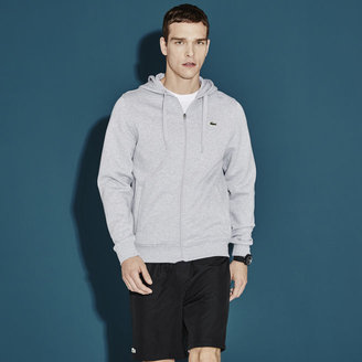 Lacoste SPORT Tennis hooded zippered sweatshirt in fleece