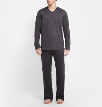 Hanro Mercerised Cotton-Jersey Pyjama Set