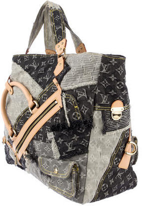Louis Vuitton Cabby Denim Patchwork Bag