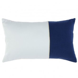 La cerise sur le géteau Two colour cushion - Indigo/Aqua