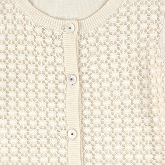 Chloé Viscose knit cardigan with lace