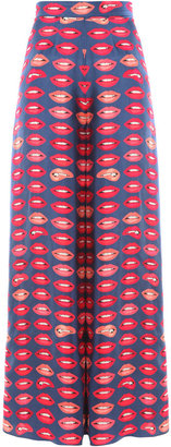 Holly Fulton Lips print trousers