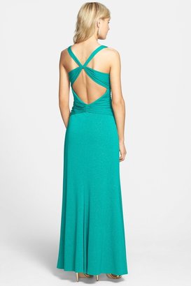 Laundry by Shelli Segal Laundry Front Knot Jersey Gown