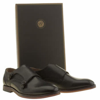 Hudson H By mens  h by black hallam monk shoes