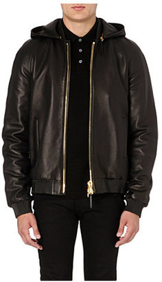 Giuseppe Zanotti Chain back leather jacket - for Men